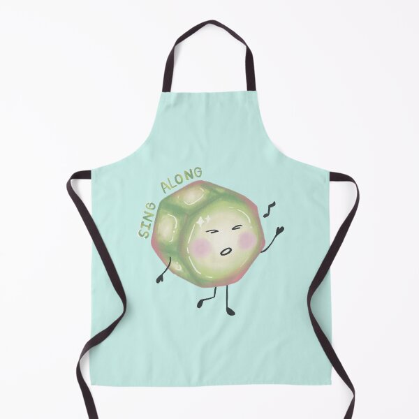 Item preview, Cute Green Blob Character Singing Sing Along Happy Quote designed and sold by rainyhst.