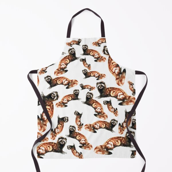 Item preview, Totem Vormela the Marbled Polecat in watercolors designed and sold by belettelepink.
