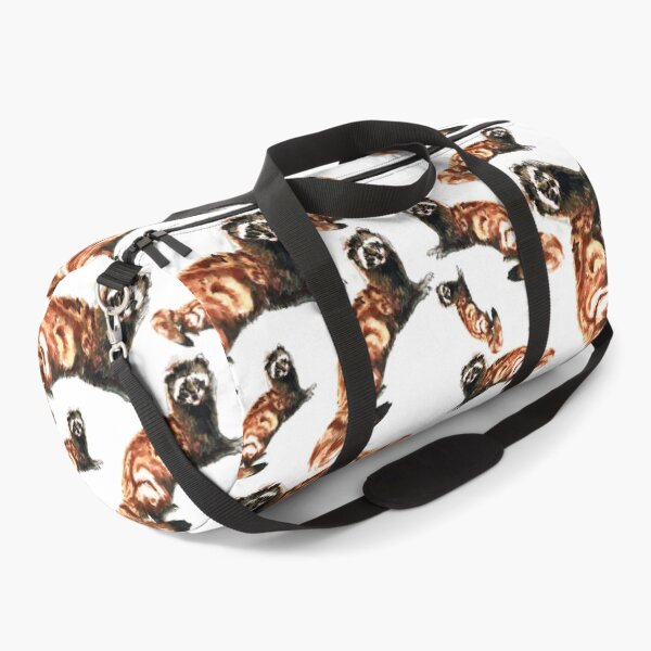 Item preview, Totem Vormela the Marbled Polecat in watercolors designed and sold by belettelepink.