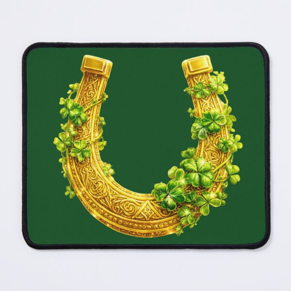 Item preview, Golden Lucky Horseshoe. Symbol of Luck and Prosperity. designed and sold by Nika Art Studio.