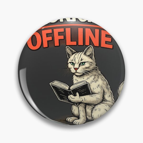 Item preview, Chronically Offline Cat – Touching Grass designed and sold by Artiviose.