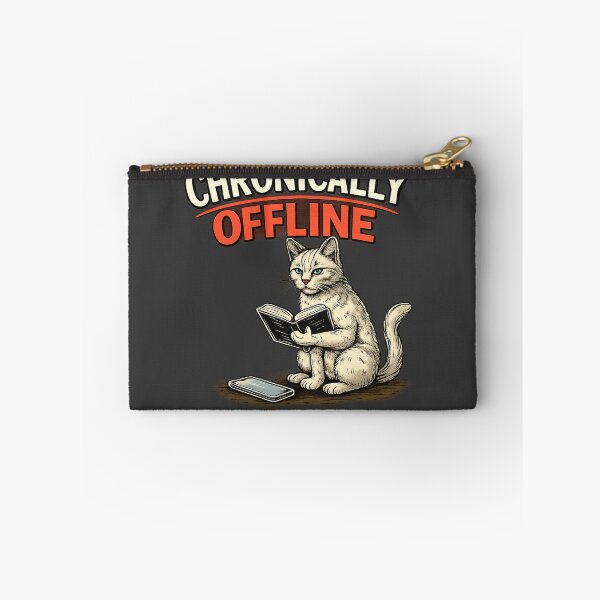 Item preview, Chronically Offline Cat – Touching Grass designed and sold by Artiviose.