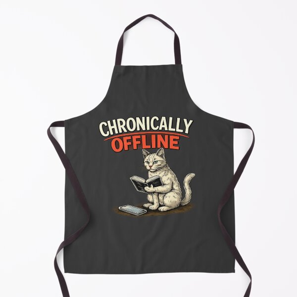 Item preview, Chronically Offline Cat – Touching Grass designed and sold by Artiviose.