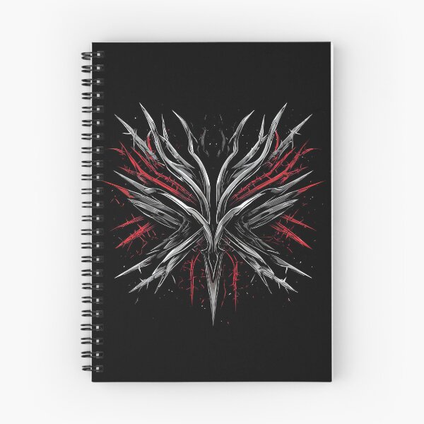 Item preview, Cyber Tribal Spiked Emblem / Y2K Dark Tech Symbol designed and sold by MorbidDreams.
