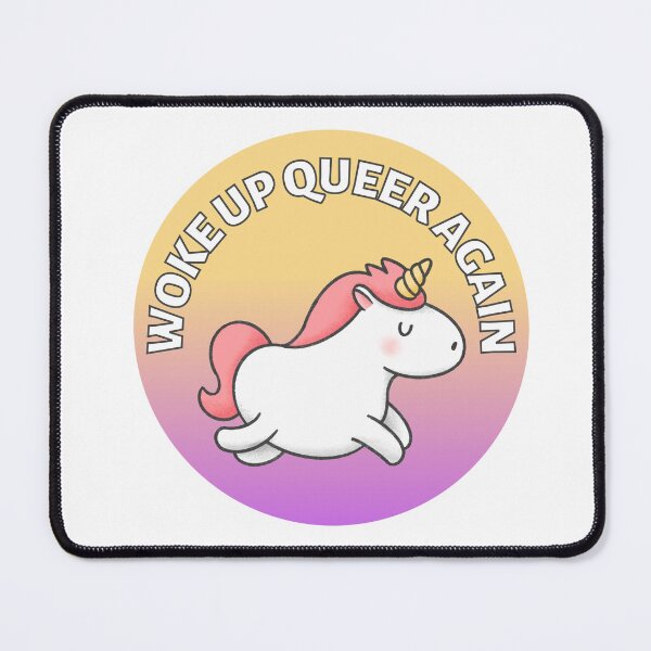 Item preview, Woke up queer again designed and sold by Vintage Vista Stickers.