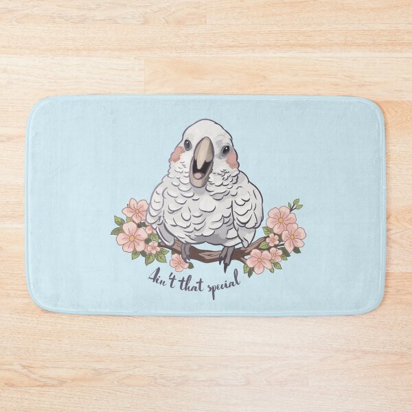 Item preview, Ain't that special, Fluffy Cockatoo with Flowers designed and sold by April's Escape.