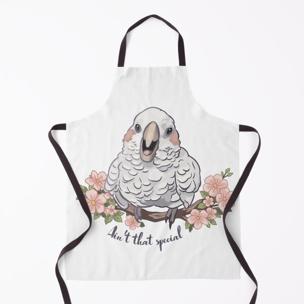 Item preview, Ain't that special, Fluffy Cockatoo with Flowers designed and sold by April's Escape.