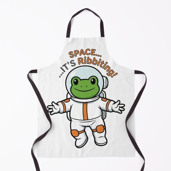 Item preview, Cute Astronaut Frog in Outer Space Illustration designed and sold by Floomart.