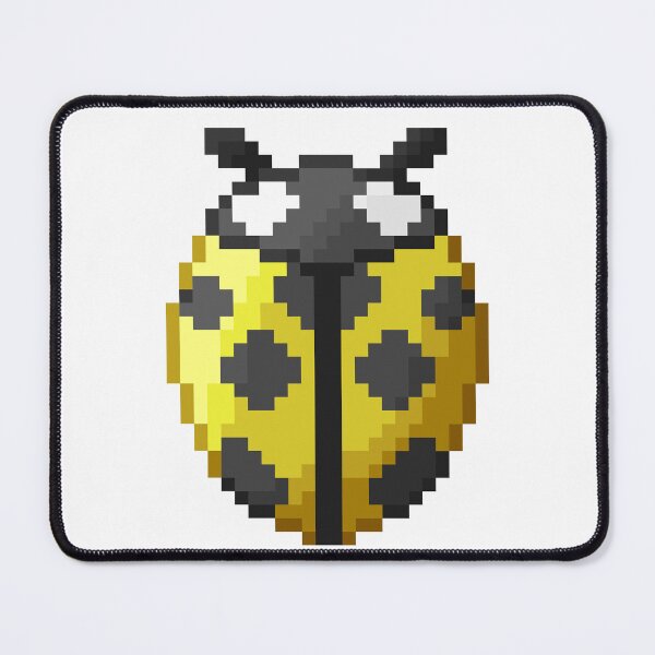 Item preview, Lil yellow pixelart Ladybird(Ladybug) designed and sold by CyberphnxArtz.