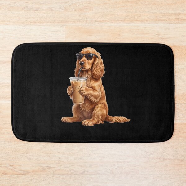 Item preview, Funny Cocker Spaniel Drinking Iced Coffee Meme Dog Lover designed and sold by TerryConnells.