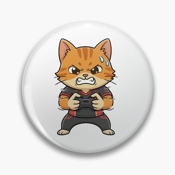 Item preview, Angry Competitive Gamer Cat designed and sold by VisioraCreative.