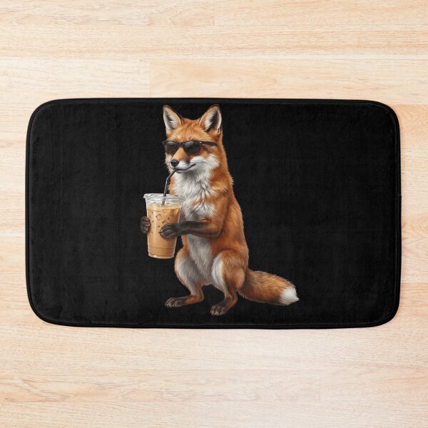 Item preview, Funny Fox Drinking Iced Coffee Meme Fox Lover designed and sold by TerryConnells.