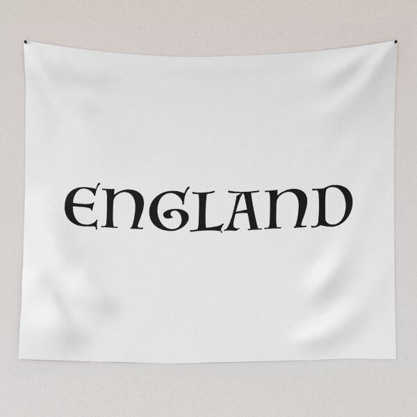 Item preview, England old medieval style text (Black) designed and sold by STUDIO-72.