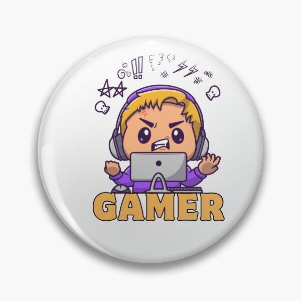 Item preview, Cute Little Gamer Boy – Cartoon Gaming Setup designed and sold by Rasheedaholik.