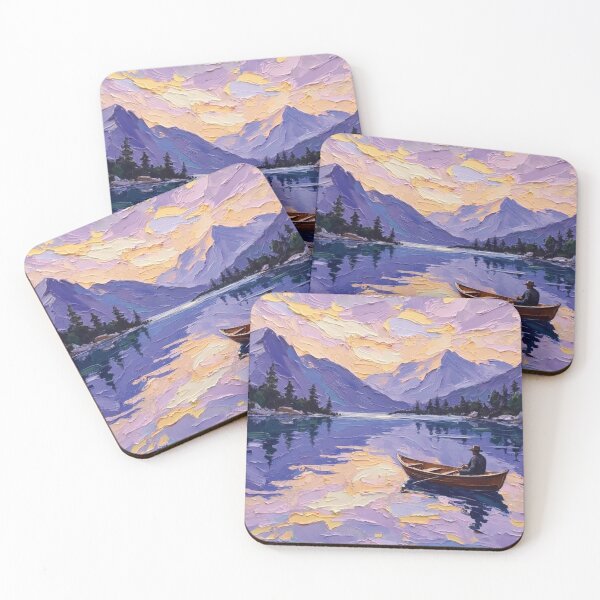 Item preview, Purple Twilight Mountain Vista designed and sold by The Design Asset Station.