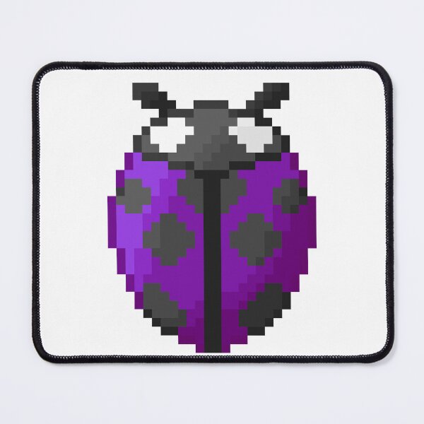 Item preview, Lil purple pixelart Ladybird(Ladybug) designed and sold by CyberphnxArtz.