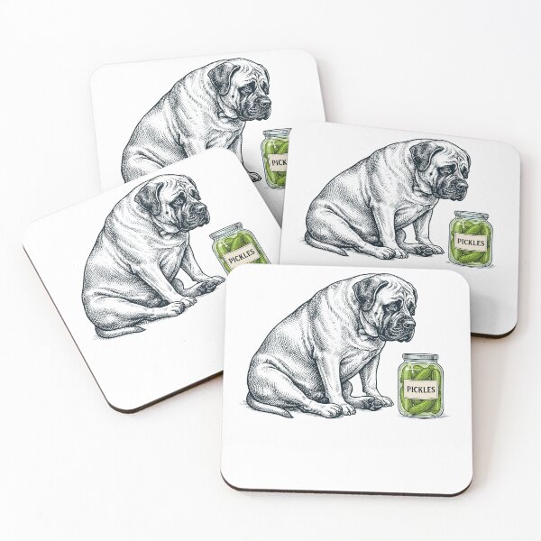 Artikelvorschau, Vintage Mastiff Pickles Meme Hundeliebhaber entworfen und verkauft von DoodleTortle.