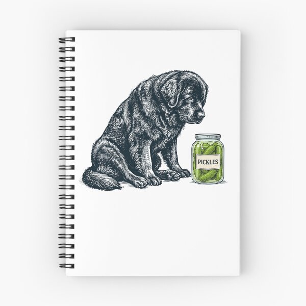 Item preview, Vinatge Newfoundland Pickles Meme Dog Lover designed and sold by DoodleTortle.