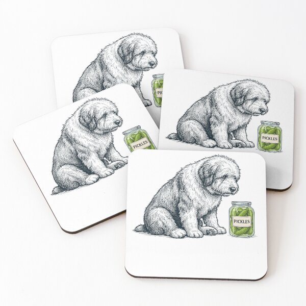Item preview, Vinatge Old English Sheepdog Pickles Meme Dog Lover designed and sold by DoodleTortle.