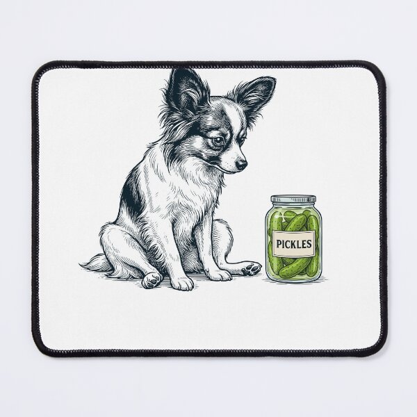 Artikelvorschau, Vintage Papillon Pickles Meme Hundeliebhaber entworfen und verkauft von DoodleTortle.