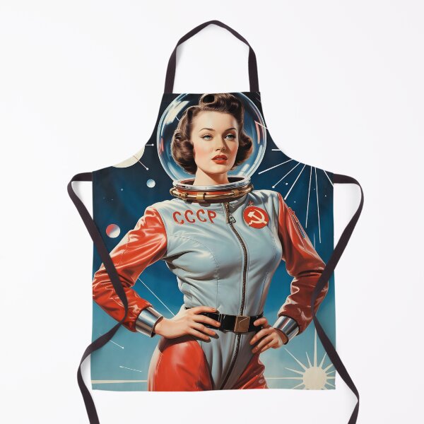 Item preview, Astro Pin-Up — Nebula | Retro Space Pin-Up Art Print, 1950s Sci-Fi Woman Poster, Vintage Cosmos Wall Decor designed and sold by MooLaLa.Store.