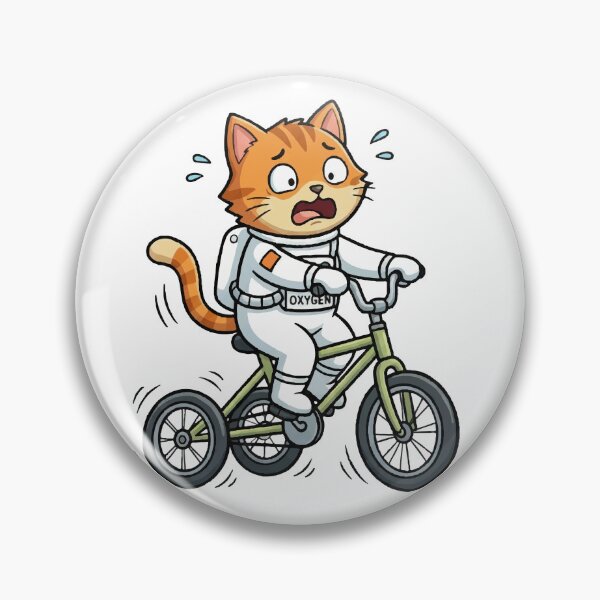 Item preview, Astroren Riding a Bicycle in Space designed and sold by VisioraCreative.