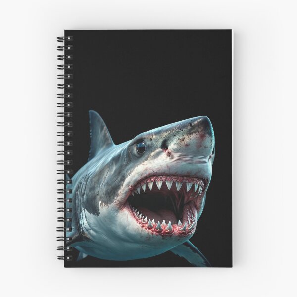 Item preview, Great White Shark Attack Portrait designed and sold by Zippy Creation.