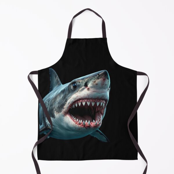 Item preview, Great White Shark Attack Portrait designed and sold by Zippy Creation.