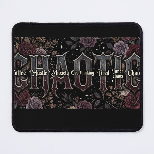 Item preview, Chaotic Life – Dark Aesthetic Gothic Humor Design designed and sold by GrindMoodShop.