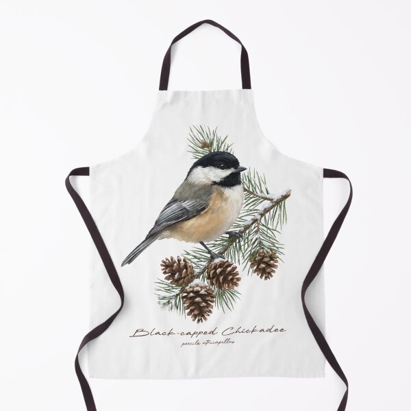Item preview, Black-capped Chickadee on Winter Pine designed and sold by Takeda-art.