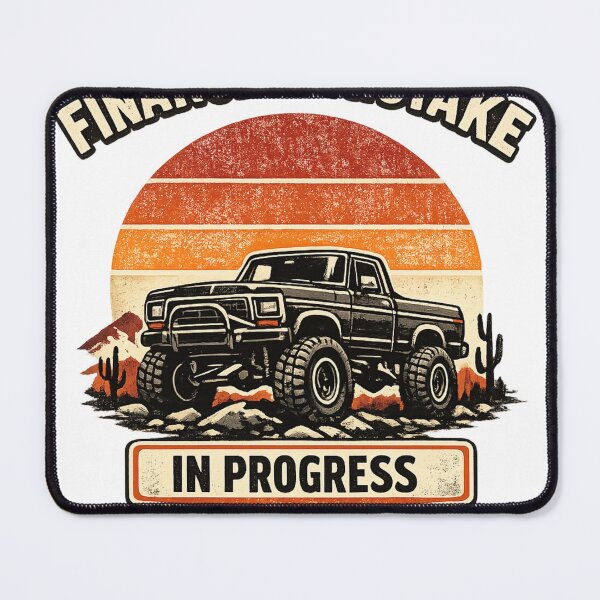 Item preview, Pickup Truck Financial Mistake in Progress, Car Lovers Humor Gift, Automotive Graphic Tee designed and sold by Inkvado.