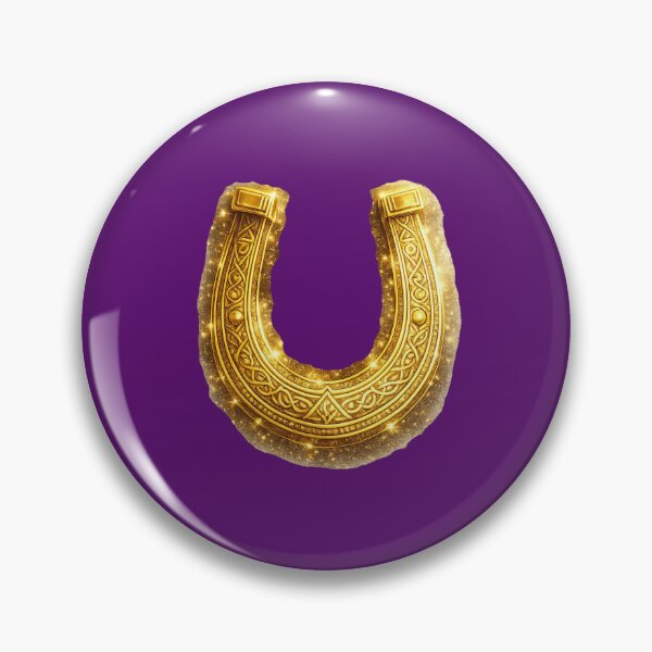 Item preview, Golden Lucky Horseshoe. Symbol of Luck and Prosperity. designed and sold by Nika Art Studio.