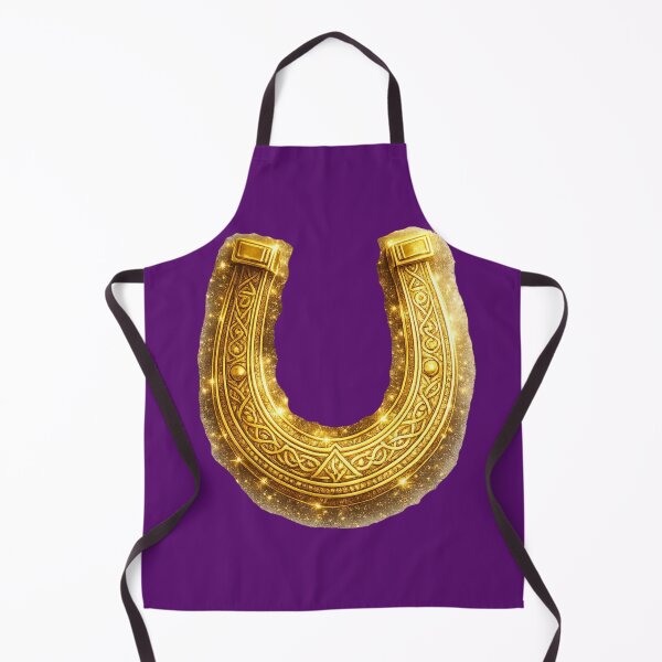 Item preview, Golden Lucky Horseshoe. Symbol of Luck and Prosperity. designed and sold by Nika Art Studio.