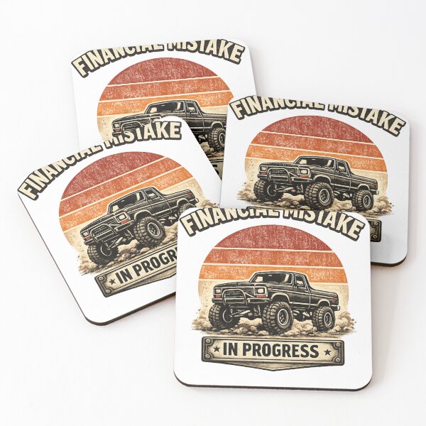 Item preview, Slogan Pickup Truck Financial Mistake in Progress Tee, Mechanic Gift, Truck Fan Graphic Tee designed and sold by Inkvado.