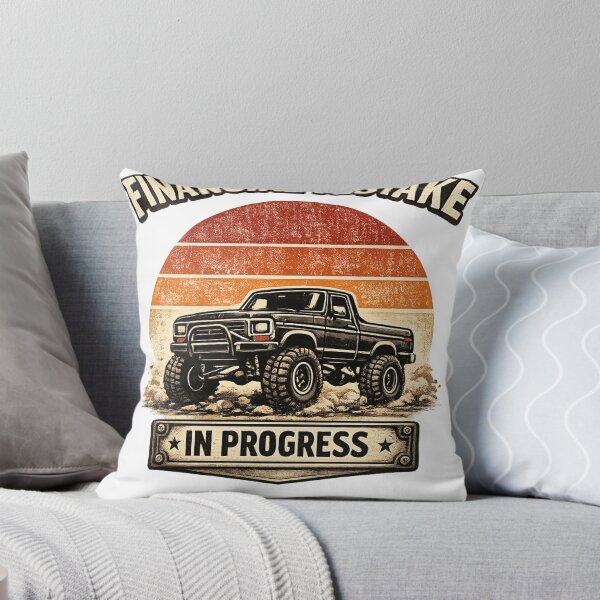 Item preview, Slogan Pickup Truck Financial Mistake in Progress Tee, Mechanic Gift, Truck Fan Graphic Tee designed and sold by Inkvado.