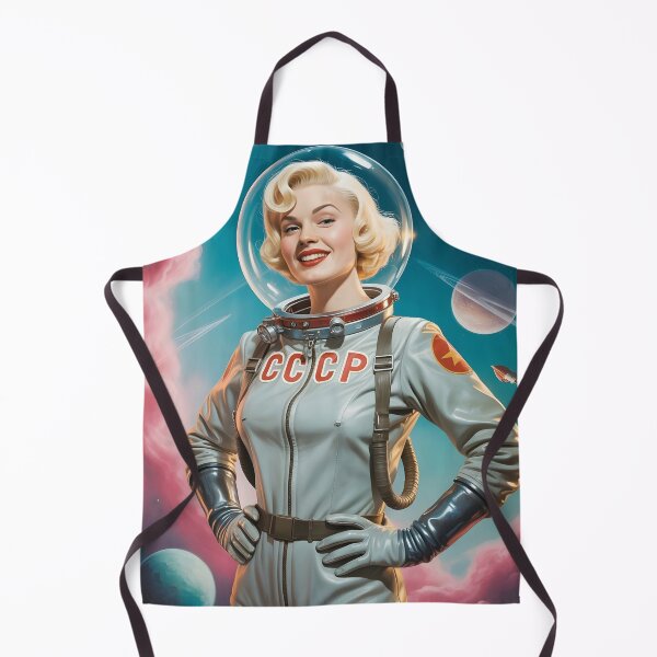 Item preview, Astro Pin-Up — Cosmic Dream | Retro Space Pin-Up Art Print, 1950s Sci-Fi Woman Poster, Vintage Nebula Wall Decor designed and sold by MooLaLa.Store.