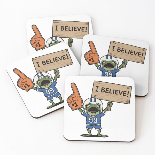 Item preview, Football Fan Frog designed and sold by Floomart.