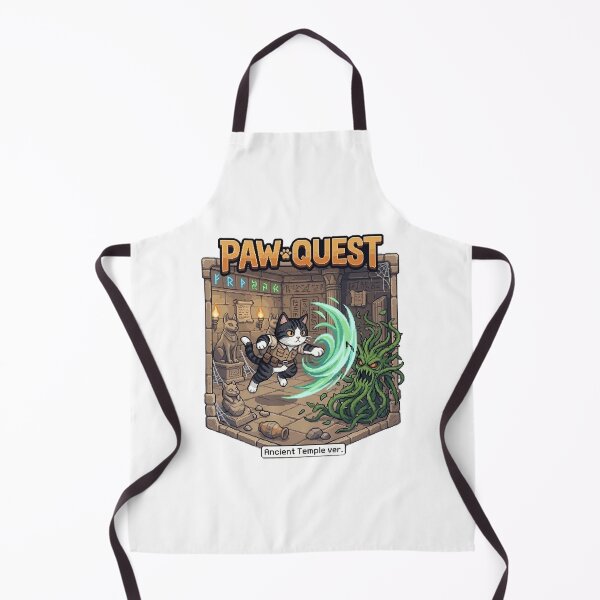 Item preview, Paw Quest Tomb Raider Cat – Pixel Magic Ancient Temple Adventure designed and sold by PawMic.