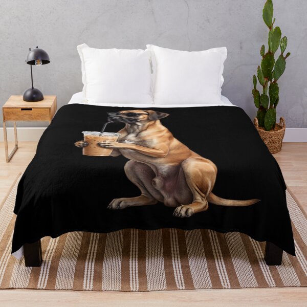 Item preview, Funny Great Dane Drinking Iced Coffee Meme Dog Lover designed and sold by TerryConnells.