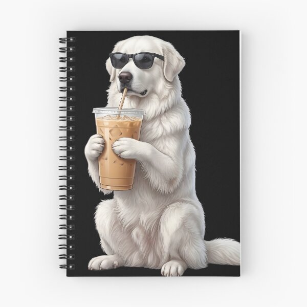 Item preview, Funny Great Pyrenees Drinking Iced Coffee Meme Dog Lover designed and sold by TerryConnells.