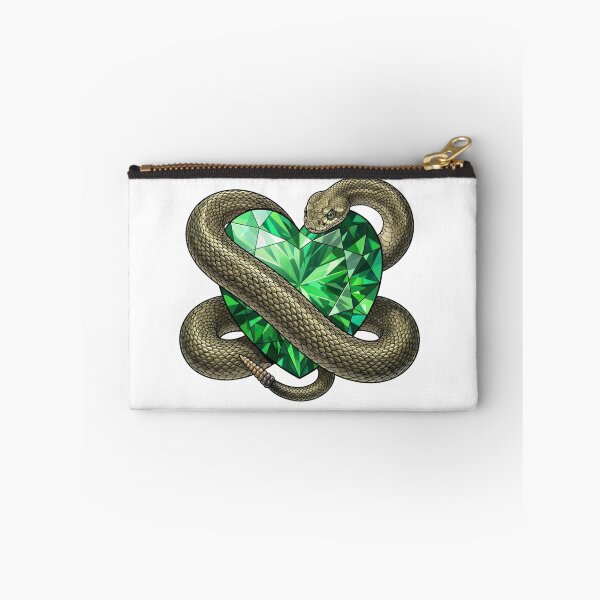 Item preview, cascavel, serpente, coração, esmeralda designed and sold by Edu-Mendonca.