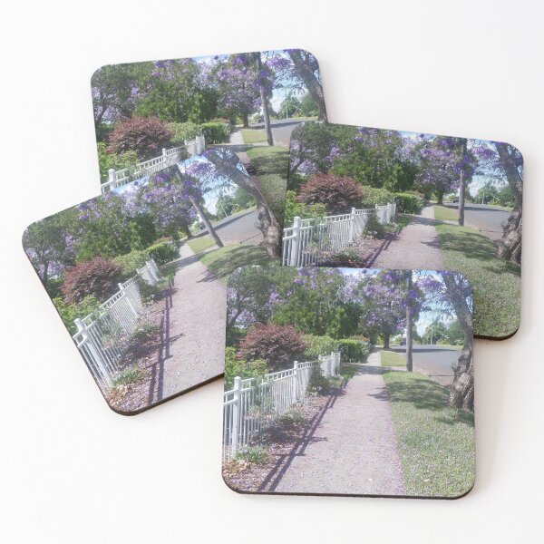 Item preview, Jacaranda Petals on Footpath - Nowra NSW designed and sold by Surverta.