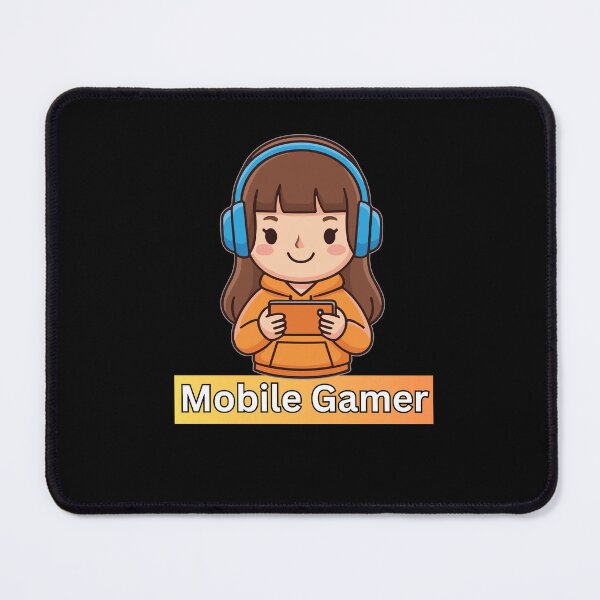 Item preview, Cute Mobile Girl Gamer – Cartoon Gameplay designed and sold by Rasheedaholik.