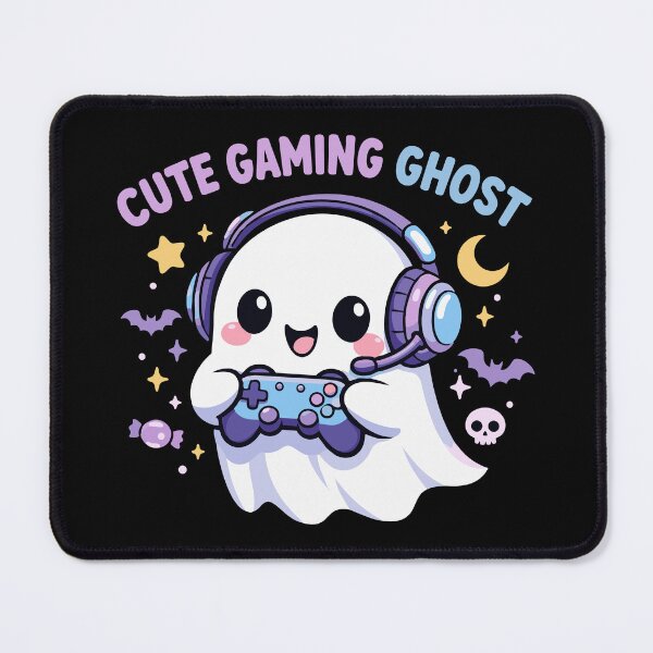 Item preview, Cute Gaming Ghost – Kawaii Gamer Halloween Design designed and sold by Ben-Biga.