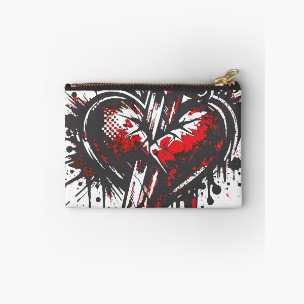 Item preview, A dramatic tattoo style design of a dagger piercing through a heart. The rough grunge textures create a strong rebellious romantic aesthetic. designed and sold by Dejbar.