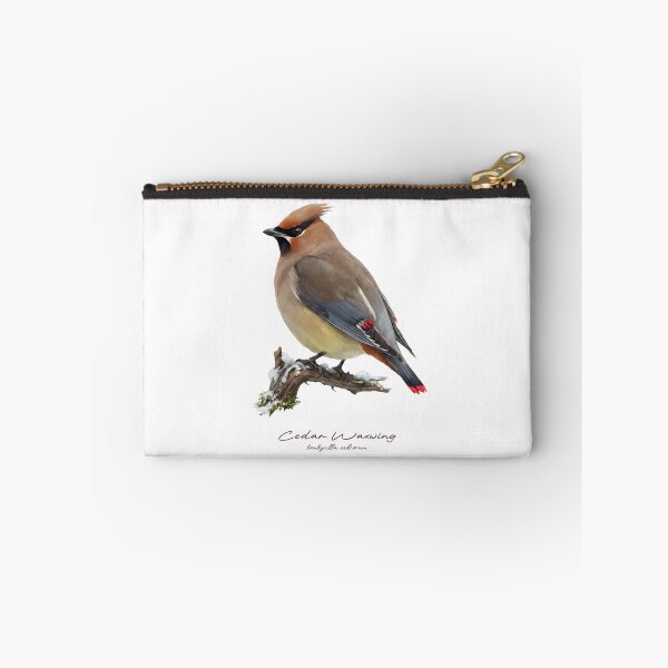 Item preview, Cedar Waxwing on Snowy Branch designed and sold by Takeda-art.