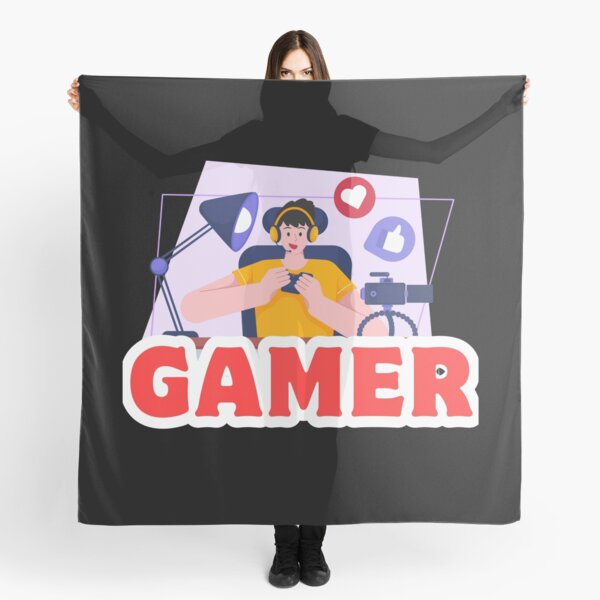Item preview, Cute Girl Gamer – Streaming Setup, Cartoon Gaming & Social Media designed and sold by Rasheedaholik.