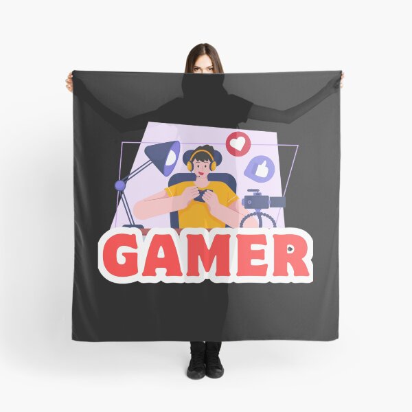 Item preview, Cute Girl Gamer – Streaming Setup, Cartoon Gaming & Social Media designed and sold by Rasheedaholik.