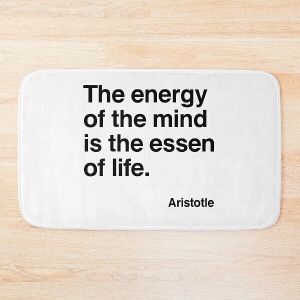 Item preview, Energy Of The Mind Aristotle Philosophy Wisdom Quote (Black Font) designed and sold by TshirtsLabs.