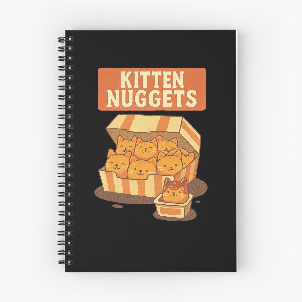 Item preview, Kitten Nuggets Funny Cat Lover Adorable Feline Food Pun designed and sold by handcraftline.